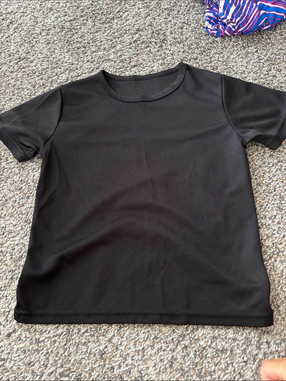 Classic Black Short Sleeve Athletic Tee